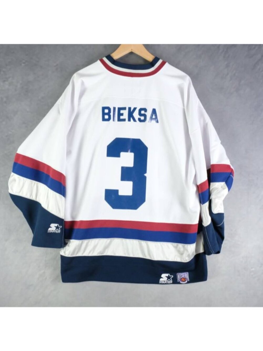Vancouver Canucks Jersey Mens XL Bieksa #3 Starter NHL Western - Picture 4 of 10